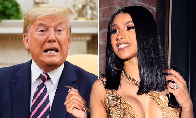 Cardi B ăn vạ ông Trump
