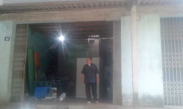 Căn nhà nơi tên Đức ẩn nấp. Ảnh: Thu Hiền