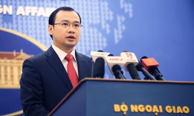 Người phát ngôn Bộ Ngoại giao Việt Nam Lê Hải Bình.