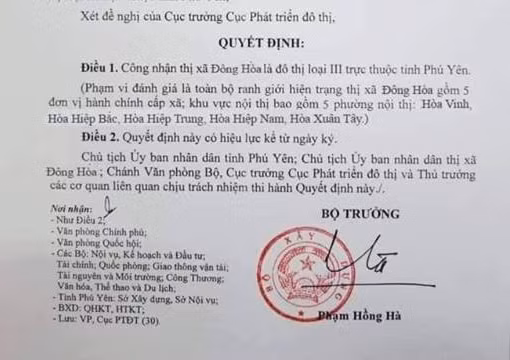 Quyết định giả với mục đích thổi giá đất