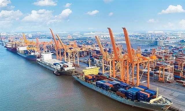 Bà Rịa-Vũng Tàu đặt mục tiêu thông quan 75 triệu tấn hàng hóa qua cảng biển mỗi năm