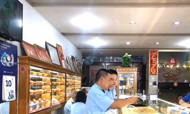 Bà Rịa - Vũng Tàu: Kiểm tra đột xuất 49 tiệm vàng, tất cả đều vi phạm 