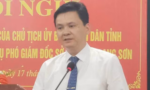 Bổ nhiệm Phó Giám đốc Sở Y tế tỉnh Lạng Sơn 