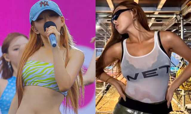 Lễ hội nhạc nước: Ca sĩ nữ mặc xuyên thấu, quần ngắn biểu diễn