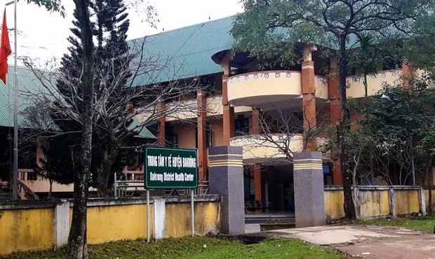 Trụ sở Trung tâm Y tế huyện rẻo cao Đakrông.