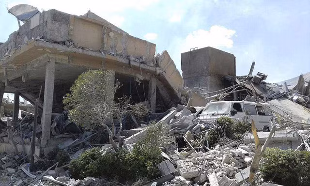 Trung tâm nghiên cứu khoa học của Syria bị đánh sập do vụ không kích