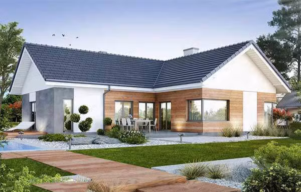 Những mẫu nhà 1 tầng giá chỉ từ 300 triệu cho vợ chồng trẻ
