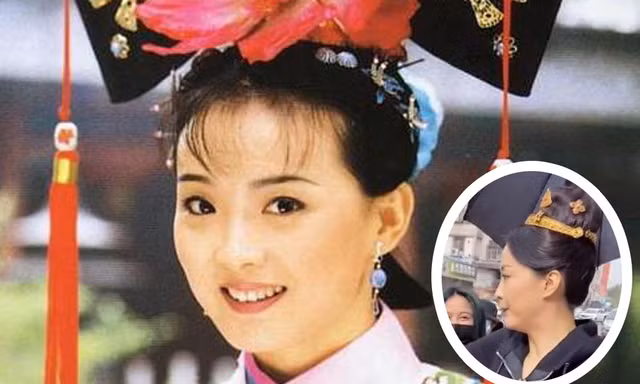 Bất ngờ trước nhan sắc tàn phai của ‘Tình Nhi cách cách’ Vương Diễm trên phim trường