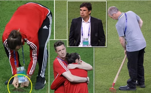 Bale và các đồng đội từ chối tập luyện vì mặt sân xấu.