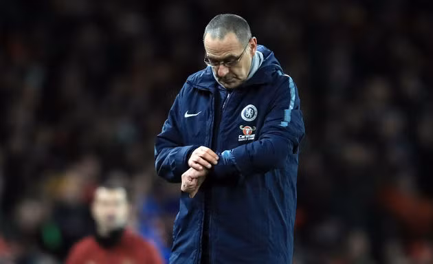  HLV Maurizio Sarri của Chelsea.