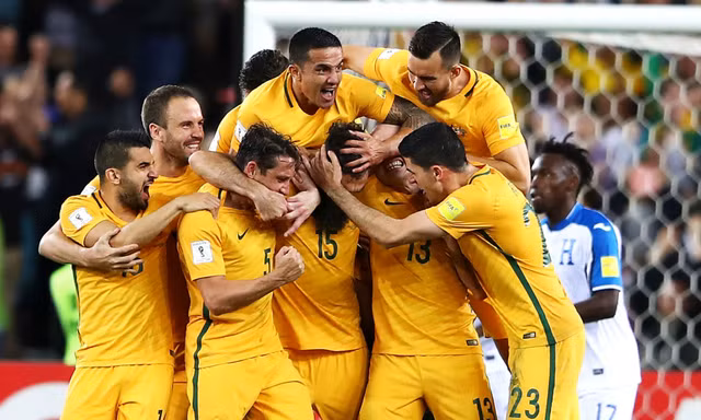 ĐT Australia giành vé dự World Cup 2018.