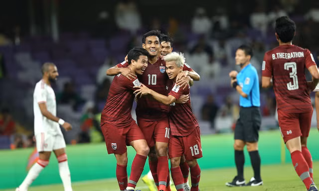 Đội tuyển Thái Lan thắng thuyết phục đội tuyển UAE.