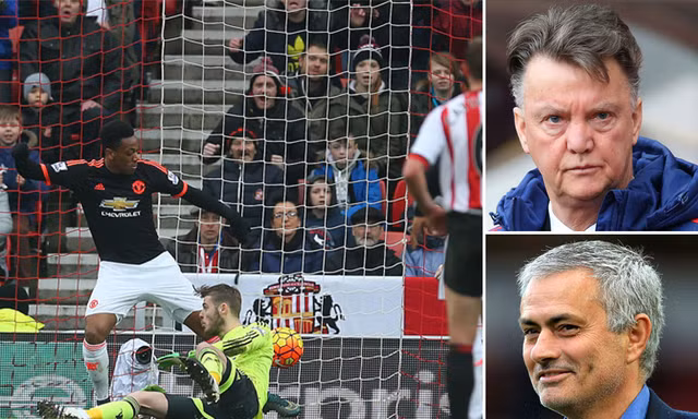 Ngày Mourinho thay Van Gaal không còn xa.