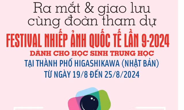 3 học sinh l tham dự Festival nhiếp ảnh Quốc tế