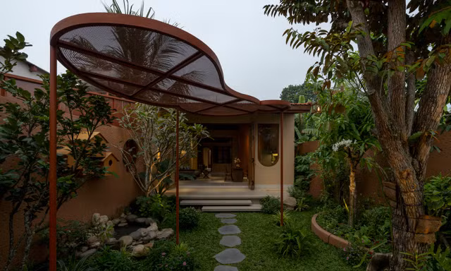 Cách thiết kế nhà vườn đan xen đầy ấn tượng