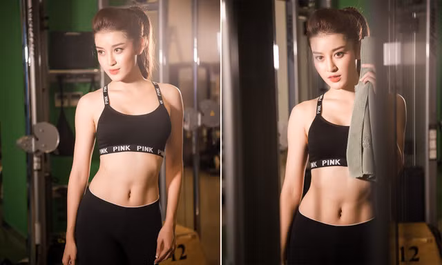 Huyền My khoe cơ bụng quyến rũ trước thềm dự thi Miss Grand