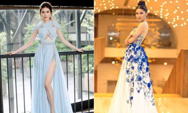 Á hậu Huyền My diện váy xẻ quyến rũ, 'đọ sắc' Thuỳ Dung tại sự kiện