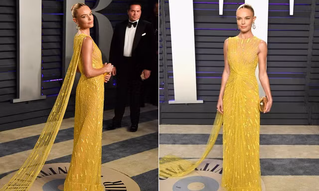 Minh tinh Kate Bosworth diện váy xuyên thấu của Công Trí dự tiệc Oscar