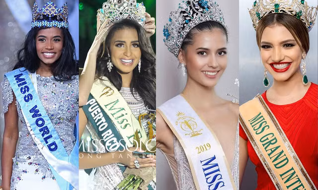 'Đọ' nhan sắc, tài năng của 6 nữ hoàng sắc đẹp đăng quang năm 2019