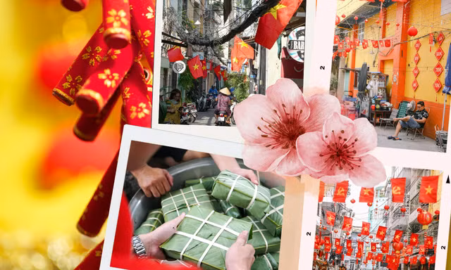 Hẻm Sài Gòn đón Tết: Nơi cờ treo rực rỡ, nồi bánh chưng đỏ lửa sưởi ấm lòng người