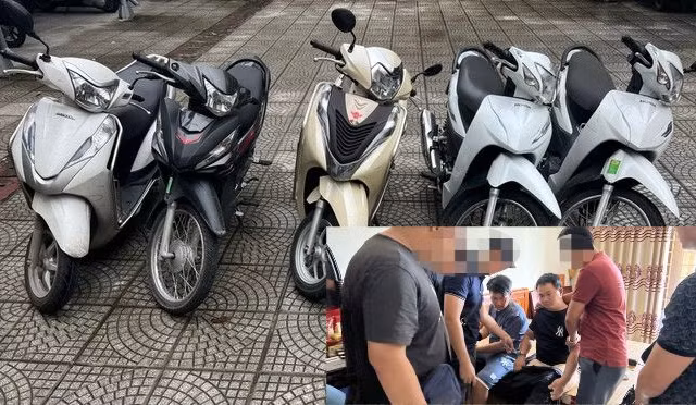 Hai anh em nghiện ma túy gây ra gần 20 vụ trộm cắp xe máy ở Hà Nội