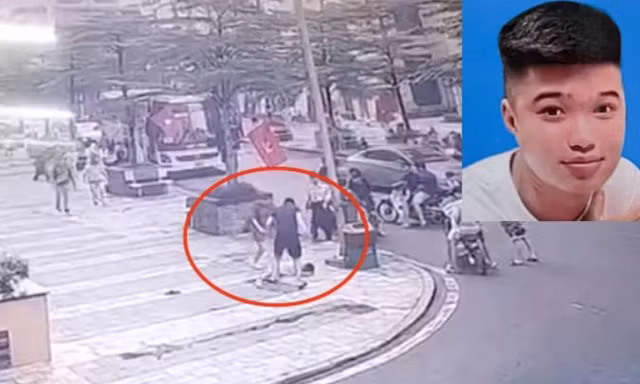 Tạm giữ đối tượng đánh cháu bé trước sân chung cư ở Hà Nội