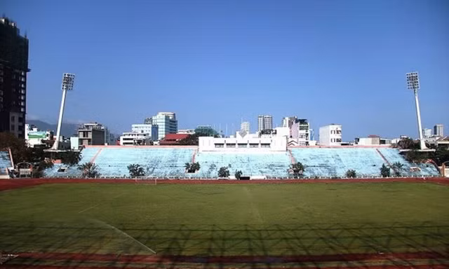 Sân vận động Chi Lăng hiện nay Ảnh: Nguyễn Thành