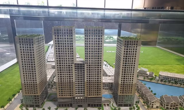 NƠXH tại Đại Mỗ (Nam Từ Liêm, Hà Nội) được dự kiến bán với giá gần 20 triệu đồng/m2 Ảnh: N.M