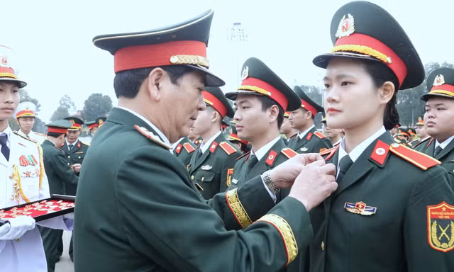 45 học viên đào tạo bác sĩ y khoa quân sự tốt nghiệp loại giỏi