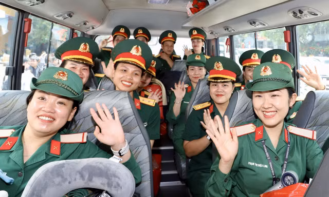 Lực lượng diễu binh A80 của Quân đội luyện tập và hợp luyện tại 5 địa điểm