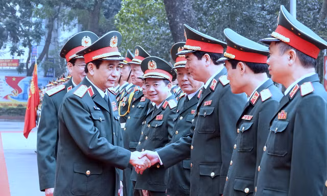 Đại tướng Phan Văn Giang: Học viện Quân y đã đạt những bước tiến vượt bậc