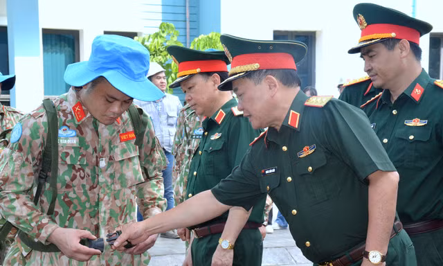 Hơn 180 quân nhân Công binh Việt Nam tới Abyei làm nhiệm vụ gìn giữ hoà bình Liên Hợp Quốc
