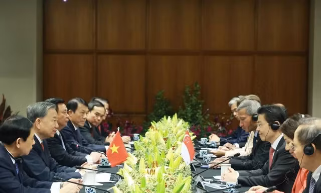 Nâng cấp quan hệ hai nước Việt Nam-Singapore lên Đối tác Chiến lược Toàn diện