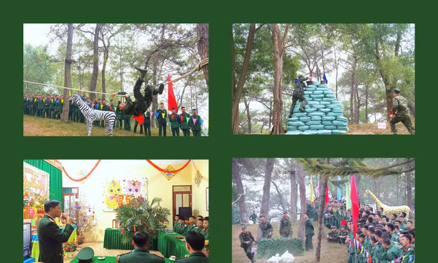 Khám phá không gian vui xuân của chiến sĩ bộ binh chủ lực ở Đoàn An Lão