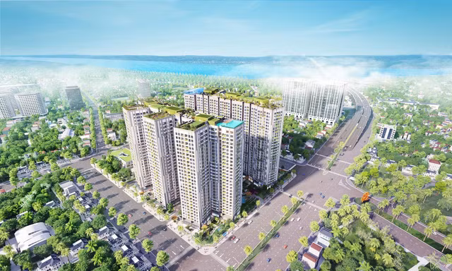 Dự án Imperia Sky Garden được hưởng lợi từ việc mở rộng đường Minh Khai.