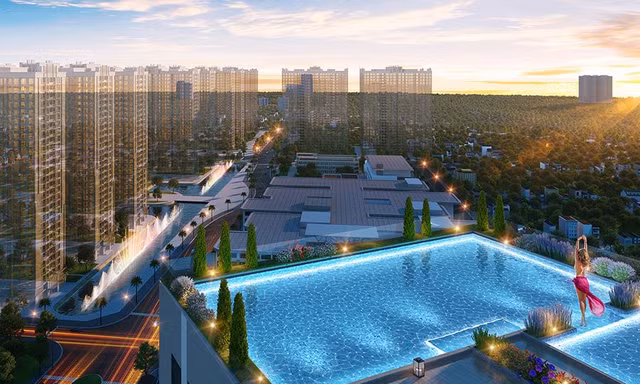 Tiện ích độc đáo của Imperia Sky Garden hấp dẫn nhà đầu tư nước ngoài.