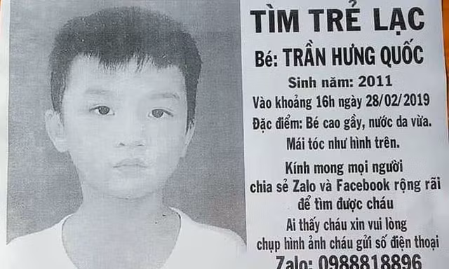 Cha rong ruổi khắp Sài Gòn tìm con trai 8 tuổi mất tích