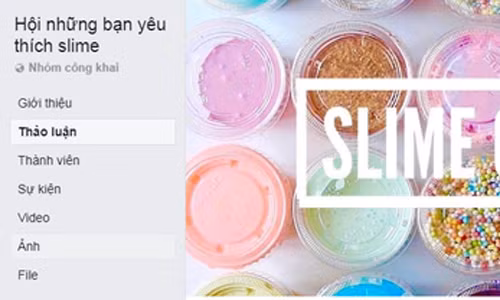 Các hội nhóm, diễn đàn về chất slime thu hút sự tham gia của nhiều thành viên.