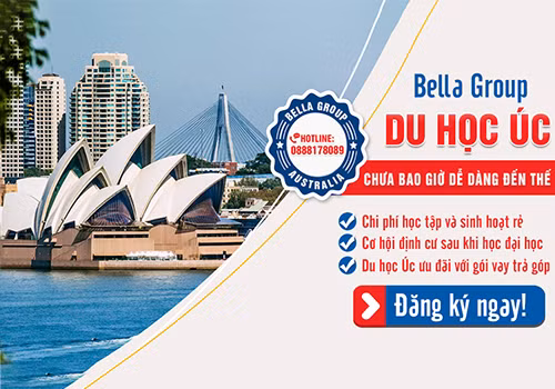 Du học Úc đơn giản khi có gói vay trả góp của Bella Group
