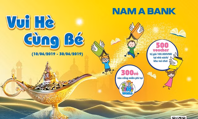 Nhận quà “kép” khi gửi tiết kiệm yêu thương cho con tại Nam A Bank