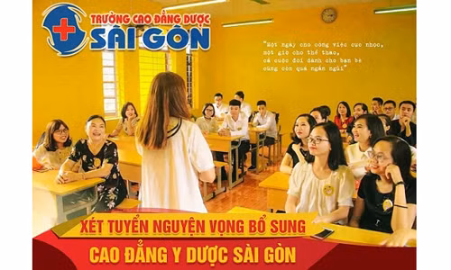 Trường Cao đẳng Dược Sài Gòn Xét tuyển nguyện vọng bổ sung năm 2018