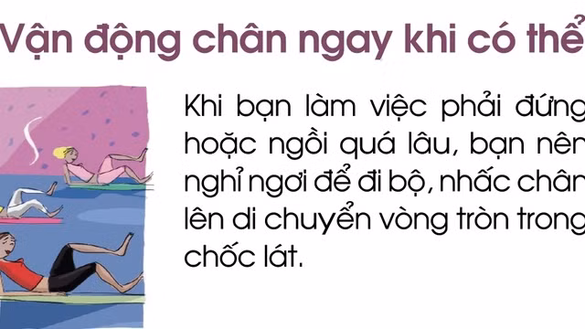 Người bị suy tĩnh mạch nên làm gì?