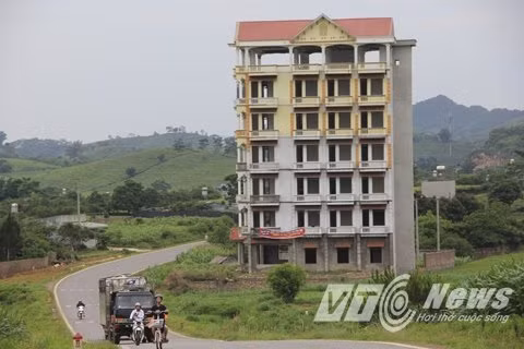 Ngôi nhà được mệnh danh là tòa Keangnam Tây Bắc.