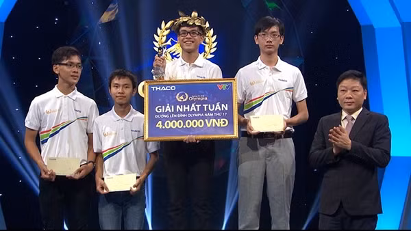 Nguyễn Tiến Dũng giành giải Nhất cuộc thi Olympia tuần 3.