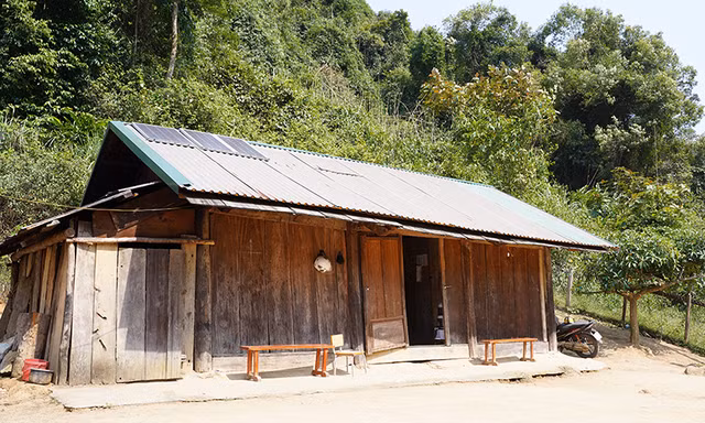 Điểm trường Huôi Xái trước khi được cải tạo