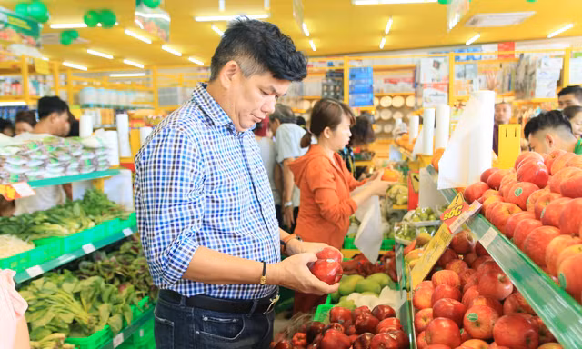 Trái cây nhập khẩu tại Bách hóa Xanh luôn có giá rẻ hơn so với thị trường nhưng vẫn đảm bảo độ tươi ngon.