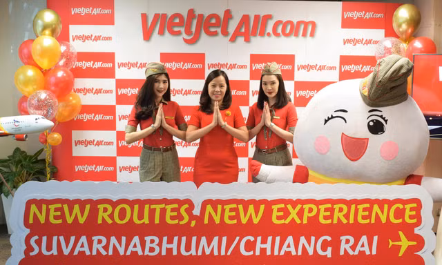 Vietjet Thái mở thêm 2 đường bay mới Bangkok/Chiang Rai – Udon Thani, và tung cẳ trăm nghìn vé khuyến mại