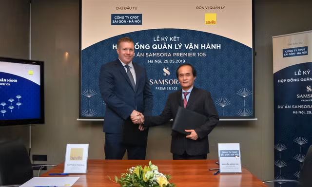 Chủ đầu tư dự án Samsora Premier 105 chọn Savills quản lý vận hành