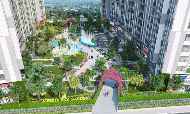 Không gian sống xanh là tiêu chí xây dựng mà MIKGroup hướng tới.