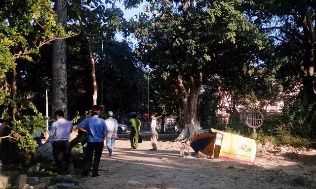 Công viên Lý Tự Trọng nơi ông S. ra ngồi nghỉ sau khi chạy thận nhân tạo và bị tử vong.